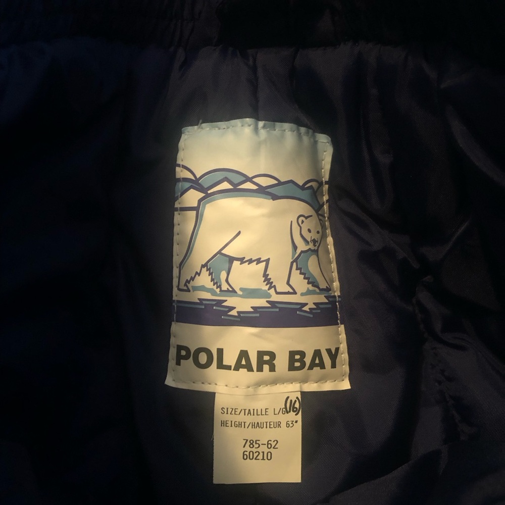 Snow pants polar bay - black with reinforced back side